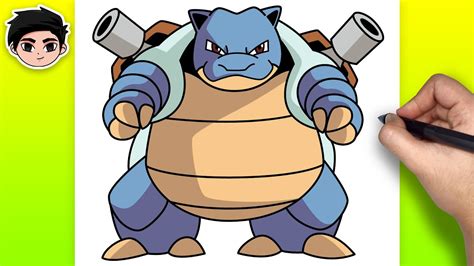 How To Draw Blastoise .